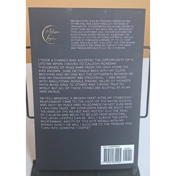 Callatin Academy #2: Trust Me by Melissa Logan Paperback Book - Picture 2 of 2